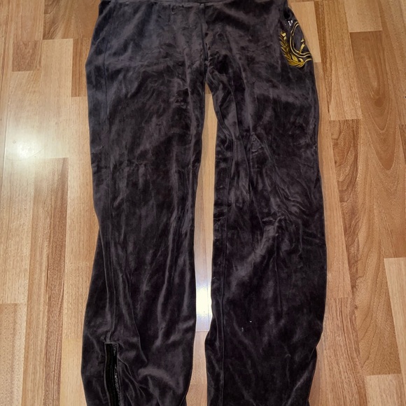 Vintage Nike Air Jordan Women's Velour Tracksuit. Pink/Brown. - Picture 6 of 12